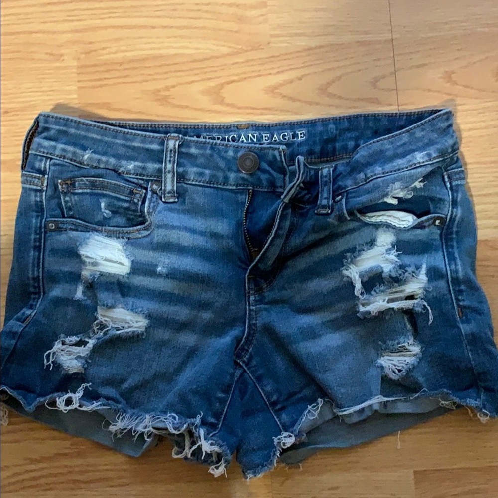 American eagle jean shorts